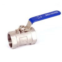 3/4" BSP Female 304 Stainless Steel 1-piece Reduced Bore Ball Valve Oil Water Air