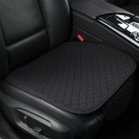 Flax Car Seat Backrest Cover Protector Linen Front Seat Cushion Backrest Pad Mat Universal Slip for Auto Interior Truck Suv Van