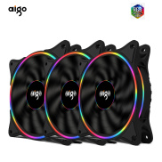 Aigo V1 12cm Black RGB Desktop Case Cooling Fans