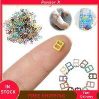 POPULAR X 20/40pcs ใหม่ล่าสุด 13 สี 2.5mm ของเล่นยัดไส้ หัวเข็มขัดตุ๊กตา DIY อุปกรณ์เสริมกระเป๋าตุ๊กตา หัวเข็มขัดไตรไกลด์ ปุ่มเย็บเข็มขัด