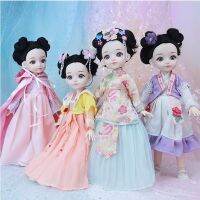 (Popular toys) 30เซนติเมตรตุ๊กตา BJD จีนอิมพีเรียลนางสนม1/6เจ้าหญิงกับเสื้อผ้าวินเทจ H Anfu ดวงตาสีฟ้าน่ารักทรงผม DIY แต่งตัวของเล่น