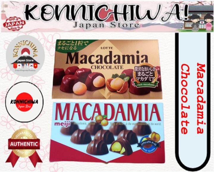 LOTTE/MEIJI Macadamia Macadamia Chocolate 67g (Made in Japan) Lazada PH