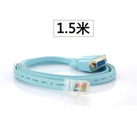 ：“{》 For Cisco Console Cable RJ45 Cat5 Ethernet To Rs232 DB9 COM Port Serial Female Routers Network Adapter Cable Blue 1.5M 6Ft