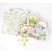 80PCS/Set Sumikko Gurashi PVC Cartoon animal Stickers  Planner Scrapbooking Diary Decals  Office School student stationery gift Stickers