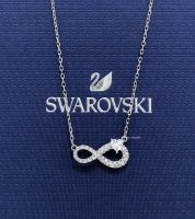 ?สินค้าพร้อมส่งในไทย?ของแท้100% Swarovskiของแท้Swarovskiแท้ สร้อยคอ SWAROVSKI INFINITY necklace สวาล๊อฟกี swarovski สร้อยคอแท้ สวารอฟส ของแท้ 100% ของขวัญสำหรับคนพิเศษ SWARO