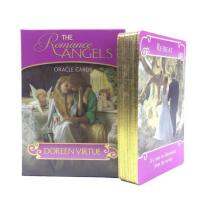 The Romance Angels Tarot Oracle Cards Romance Angel Oracle Cards Bronzing Divination Card Board Game For Families And Friends richly