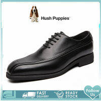 Hush_Puppies รองเท้าผู้ชาย รุ่นรองเท้าผู้ชาย รุ่น สีดำ รองเท้าหนังแท้ รองเท้าทางการ รองเท้าแบบสวม รองเท้าแต่งงาน รองเท้าหนังผู้ชาย EU 45 46 47 48