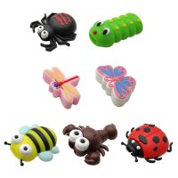 PVC Data Cable Protective Cover Cartoon Animal USB Cable Bites Protector Cord Line Winder Organizer Phone Accessories