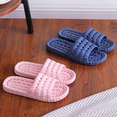 Bathroom slippers non-slip bath water home indoor mens and womens plastic household lovers cool slippers summer package mail