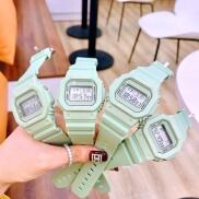 Đồng hồ điện tử, đồng hồ thể thao nam nữ Shhors X7 màu xanh matcha cực hot