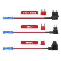 【YF】◐❖  12V MINI SMALL MEDIUM Size Car Fuse Holder Add-a-circuit TAP with 10A ATM