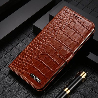Genuine Leather Flip case for Samsung galaxy S21 Ultra S20 FE S8 S9 S10 Plus Note 20 10 9 A50 A71 A51 A52 A72 A32 A12 Card Slot