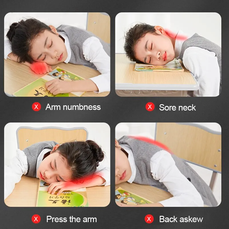 New Nap Sleeping Pillow for Office School Memory Foam Slow Rebound Face  Down Desk Pillow Cushion Anti Pressure Foldable