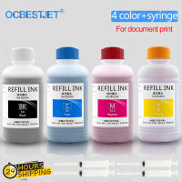 250MLBottle Refill Dye Ink Kit For HP Epson Canon Brother Inkjet Printer Cartridge CISS For Office School Home Document Print