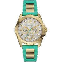 นาฬิกาผู้หญิง GUESS Green Silicone Ladies Watch W0325L4