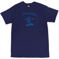 มีสินค้า เสื้อยืด พิมพ์ลายโลโก้ Skate Thrasher Gonz สําหรับผู้ชาย