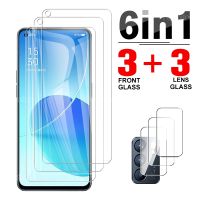 （ATG）6IN1For Oppo Reno6 Reno5 Z F Lite 5G 4G ตัวป้องกันหน้าจอ SoftLens GlassAnti ScratchFilm