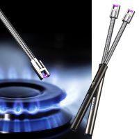 ไฟแช็คไฟฟ้า 360 ° ROTARY Igniter PULSE Windproof ท่อ ไฟแช็ก Usb Arc Igniter Smart PULSE Igniter ชาร์จไฟได้