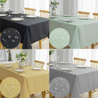 Table Mat Waterproof Tablecloths For Rectangle Tables Waterproof Table Cloth Cover Tablecloth Wrinkle Free Stain Resistant Blac