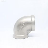 ✕◄♈ 1/8 1/4 3/8 1/2 3/4 1 1-1/4 1-1/2 BSP Elbow 90 Degree Angled Stainless Steel 304 Female Threaded Pipe Fitting