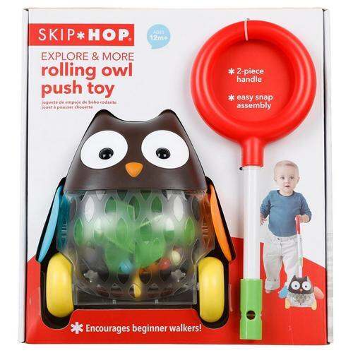 skip-hop-explore-amp-more-rolling-owl-push-toy-ของเล่นเด็ก-ของเล่นฝึกเดิน-ของเล่นรถไถ-ลายนกฮูก