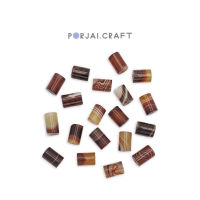 Sardonyx cylinder bead ลูกปัดซาร์โดนิกซ์ทรงกระบอก 20mm