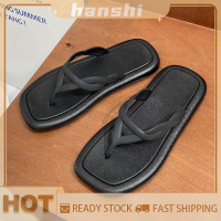 hanshi [2023 new HOT FASHION] lazlook รองเท้าแตะชายหาดแบบหนีบเรียบง่ายสำหรับผู้หญิงแฟชั่นกันลื่นแบบแบน