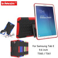 BNVBNCVBNXFBDRFH สำหรับ Samsung GALAXY Tab E 9.6 T560เคส SM-T560ฝาครอบกันกระแทกแท็บเล็ต TPU + PC ขนาด9.6นิ้วสำหรับ SM-T565 T561