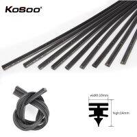 KOSOO Car Wiper blade Insert Natural rubber Strip strips 14 quot; 16 quot; 17 quot; 18 quot; 19 quot; 20 quot; 21 quot; 22 quot; 24 quot; 26 quot; 10mm Windscreen car accessories