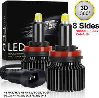 3D 160W 30000Lm CANBUS H8 LED White H11 9006 hb3 H1 H7 Fog Lights H16JP LED Bulb Car Driving Lamp for BMW Toyota Ford Lada