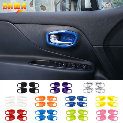 BAWA ABS Interior Inner Door Handle Bowl Decoration Cover Trims Sticker Accessories for Jeep Renegade 2016-2019 Car Styling
