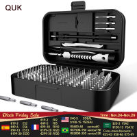 QUK Precision Screwdriver Set 13045 In 1 CR-V Screwdrivers Kit 117 Magnetic Screw Bits Combination Tool For Laptop Repair Tools