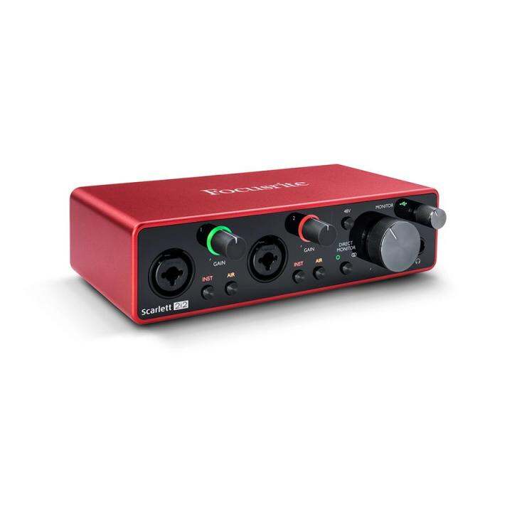 focusrite-scarlett-2i2-3rd-gen-ออดิโออินเทอร์เฟส-ตัวต่อกีตาร์เข้าคอม-แบบ-2-channel-ช่องเสียบแบบ-combo-xlr-แถมฟรีโปรแกรมตัดต่อเสียง-ableton-live-lite-9-amp-ชุด-plug-in-เสร