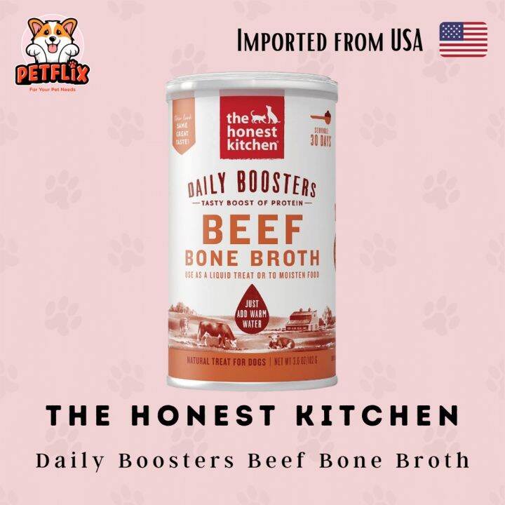 Daily Boosters Beef Bone Broth with Turmeric for Dogs 102 grams by The