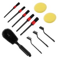 11 Pcs Car Detail Brush Wheel Tire Supplies Cleaning Kit Detailing Auto Tool