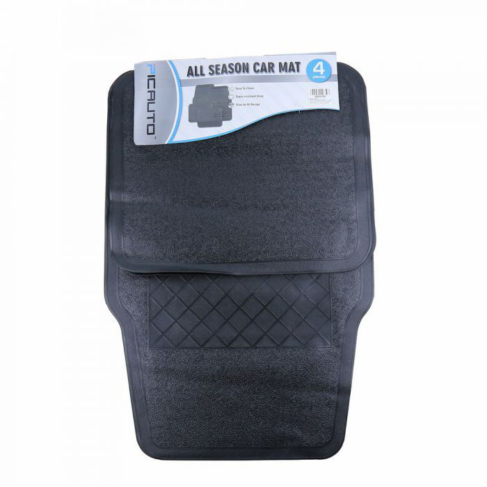 car-mat-4pcs-ชุดถาดปูพื้นรถยนต์-ถาดรองพื้นพรมปูพื้นรถ-พรมปูพื้นรถยนต์-พรมรถยนต์-พรมปูพื้นรถยนต์-ถาดปูพื้นรถยนต์-ขนาดฟรีไซส์