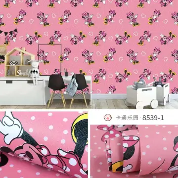 Disney Rainbow Minnie Pink Wallpaper 10m