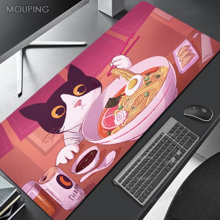 ญี่ปุ่น-mousepad-แมวอุปกรณ์คอมพิวเตอร์น่ารักโต๊ะสนุกแผ่นรองเมาส์เกมโต๊ะใหญ่รักบี้อะนิเมะสีชมพู-kawaii-900x400-เดสก์ทอป