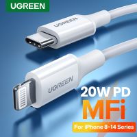 Ugreast ชาร์จเร็วสำหรับ Apple iPad ที่ที่ชาร์จแบตเตอรี่โทรศัพท์ขนาด25ซม. 50ซม. 2เมตร,USB C เปลี่ยนเป็นสายสำหรับ iPhone ไลท์นิ่ง14 13 12 11