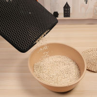 Waterproof Cat Litter mat Washable Double Layer Trapping Mat Kitten Toilet Mats Feeding Non-slip cat mat litter