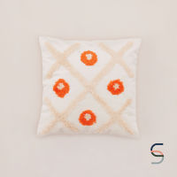 SARABARN Boho Cushion Cover | ปลอกหมอน ปลอกหมอนทรงสี่เหลี่ยม ปลอกหมอนโบโฮสีขาว