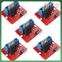 FEELDG 5pcs สีแดงเเดง มอสเฟท IRF520 ใช้ร่วมกันได้ IRF520 MOSFET ไมโครคอนโทรลเลอร์ สำหรับ Arduino แขน MCU Arduino สำหรับเด็ก