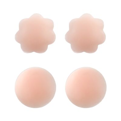 Sexy Silicone Nipple Cover Pad Reusable Self Adhesive Silicone Bra Breast Nipple Cover Pads Invisible Bra Accessories Lingerie