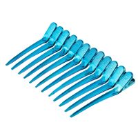 12Pcs/Set Metal Alligator Hair Clip Hairdressing Clamp Hairpins Pointed Mouth Clip Salon Hair Styling Tools