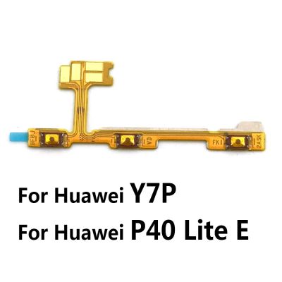สวิทช์ไฟใหม่ปุ่มเปิด/ปิดปุ่มคีย์ระดับเสียงสายเคเบิ้ลยืดหยุ่นสำหรับ Y9S Huawei Y6P Y8S Y8P Y7P Y6S P40 Lite 5G / P40 Lite E