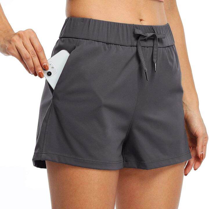 women's sports shorts with pockets