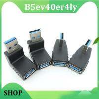 B5ev40er4ly Shop 4types 1pcs USB 3.0 A Male to Female Adapter Connector converter plug cable Adapters90 Degree Angle Coupler For Laptop PC