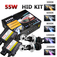 55W HID Xenon H4 Bulbs Kit H4 Xenon Bi-xenon Headlight Bulb H4 Ignition Unit Block Bulbs Kit Electronic Digital Control Ballast