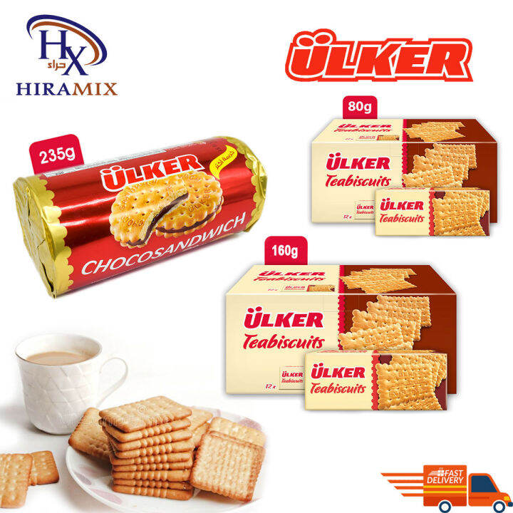Ulker Tea Ulker Tea Biscuit | Biskut Teh | Choco Sandwich 80g/160g /235g بسكويت ...