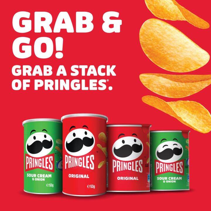 ชุดขายดี-แพ็คเล็ก-pringles-พริงเกิลส์-มันฝรั่งทอดกรอบ-ขนาด-42-กรัม-ขนมทานเล่น-ของว่าง-เลือกรสได้-4-รส